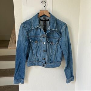 NWOT Veronica Beard Cropped Denim Jean Jacket